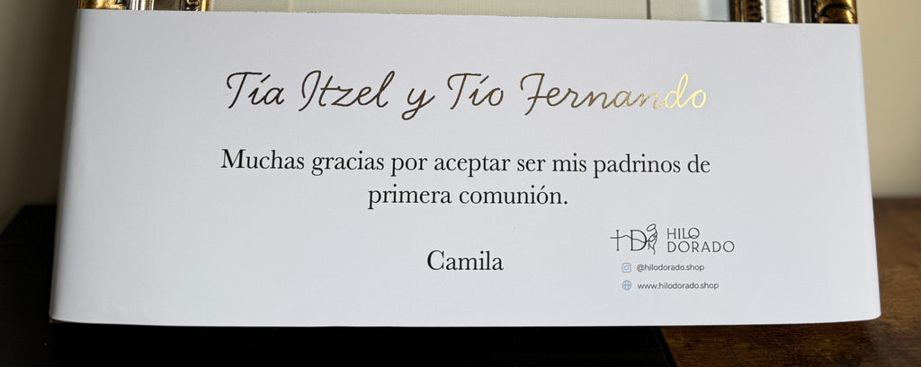 Cintillo/banner personalizado
